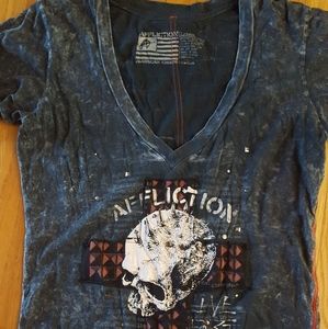 Womens affliction t-shirts